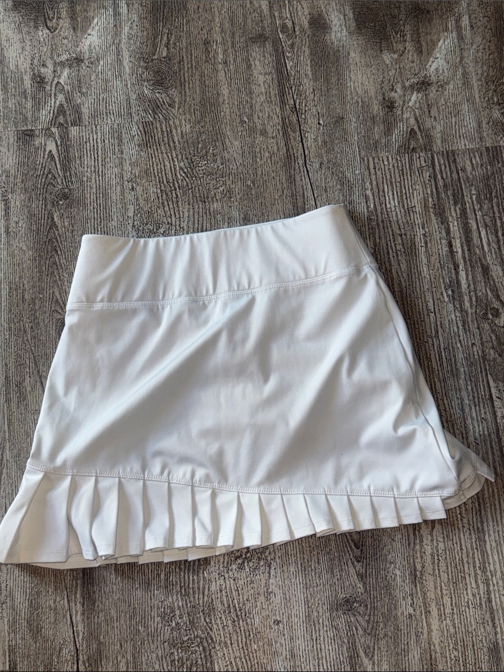 Sigrid Olsen White Pleated-Hem Athletic Skort - Picture 6 of 6